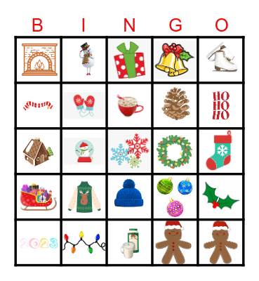 Holiday Bingo Card