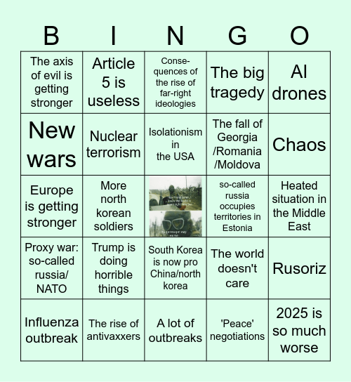 2025 Bingo Card