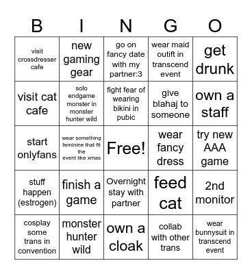 list to do list 2025 Bingo Card
