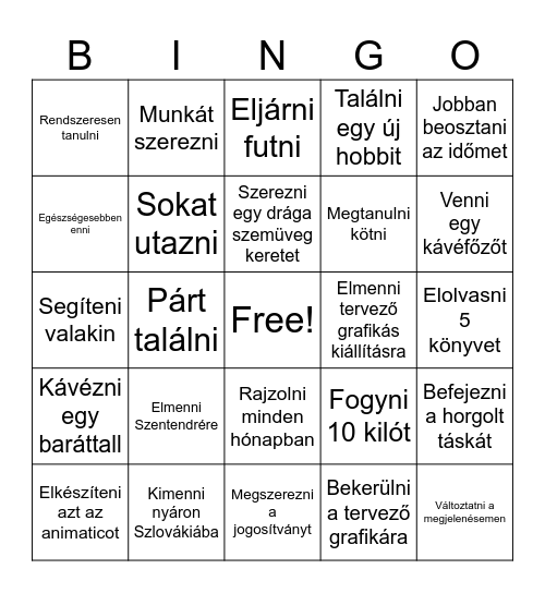 2025 Bingo Card