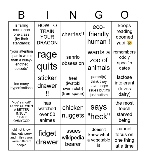 aza bingo Card