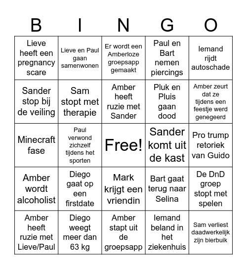 Bakfiets Bingo Card