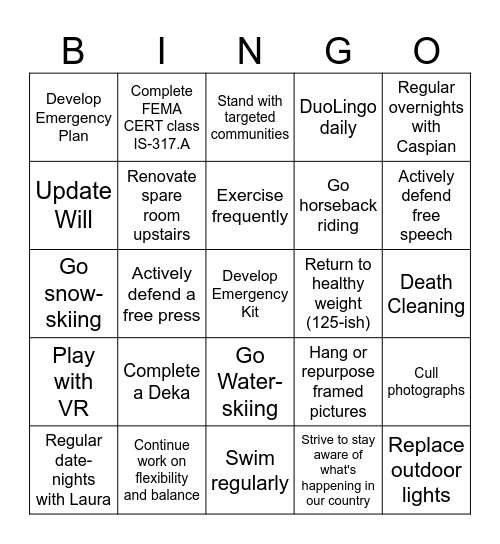 MRV's 2025 Resolutions Bingo Card