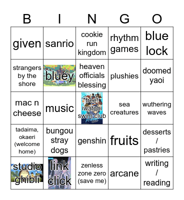 hellsksks Bingo Card