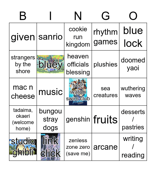 hellsksks Bingo Card