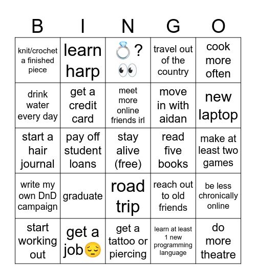 2025 bingo Card