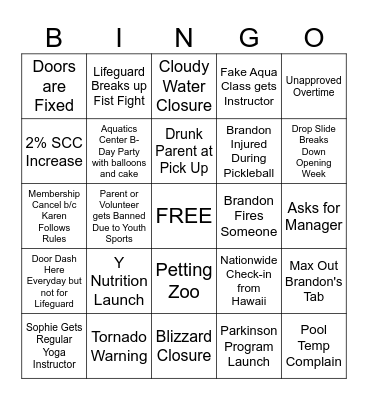 2025 GCY Bingo Card