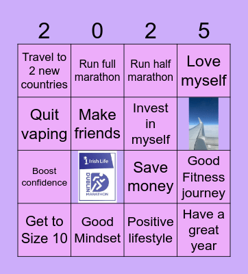 2025 Manifestations Bingo Card