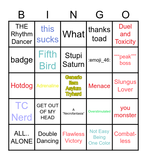 journey 2 dlc “achievement” list Bingo Card