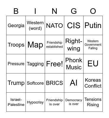 Artem Bingo Board Bingo Card