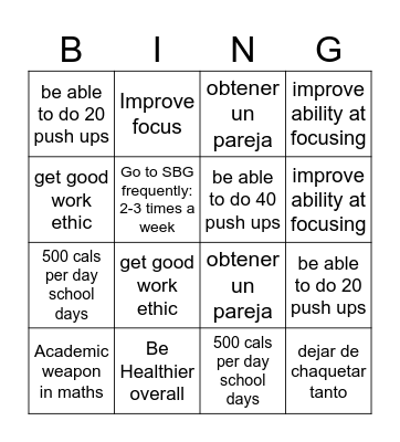 2025 Bingo Card