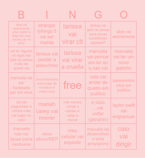 2025!!!! yipppe!!!! Bingo Card