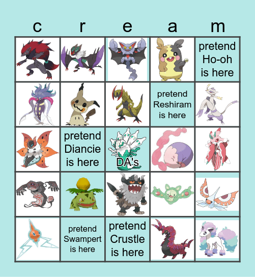 CREAM 2025 BINGO Card