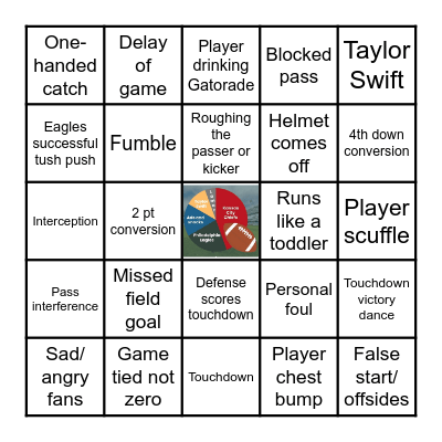 SUPERBOWL BINGO Card