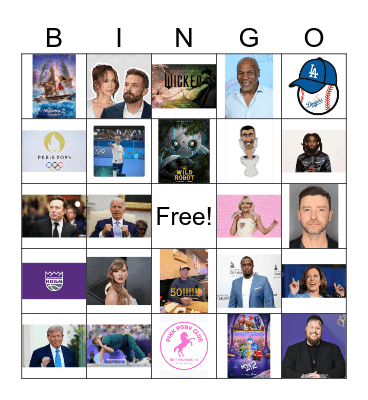2024 Bingo Card