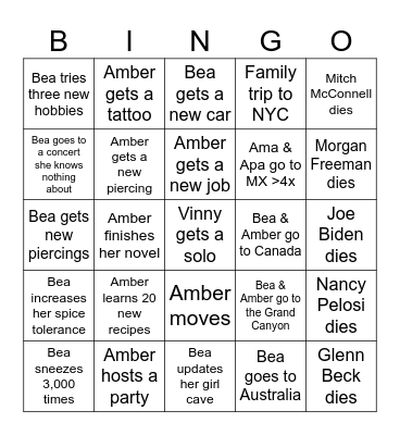 Solano Annual Bingo Card