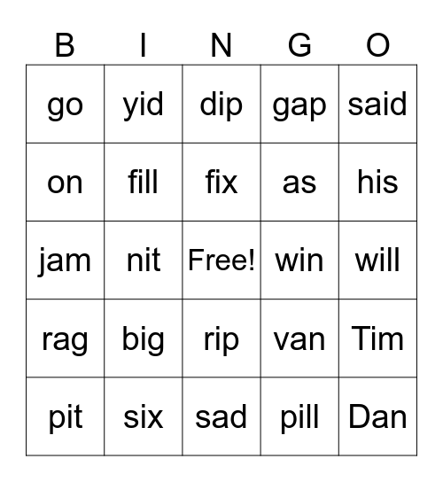 Chanukah Bingo Card