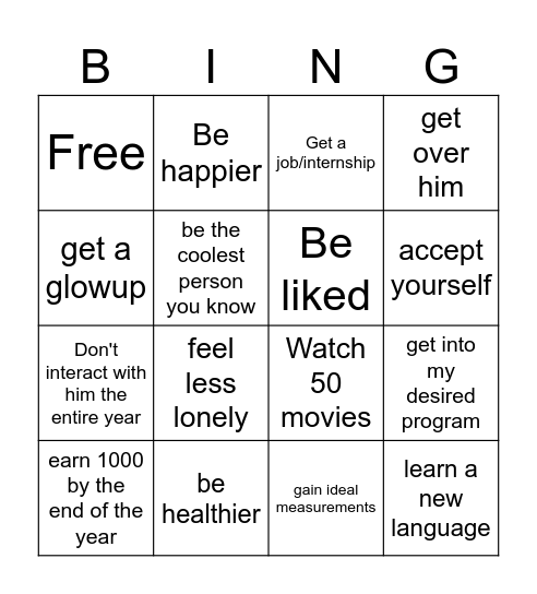 2024 Bingo Card