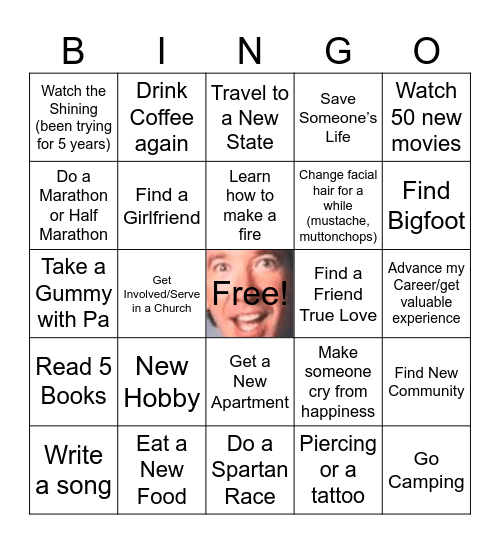 My 2025 Bingo Card Bingo Card