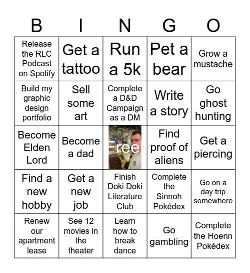 My 2025 BINGO Card Bingo Card