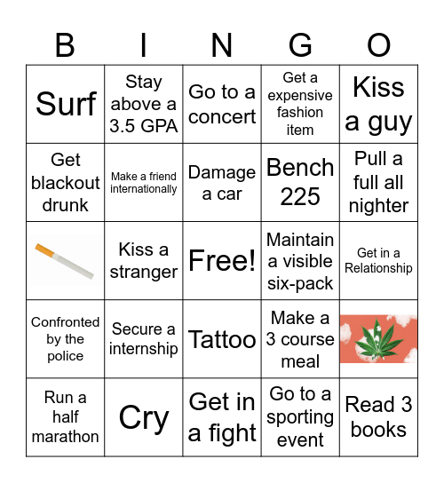 2025 Bingo Card