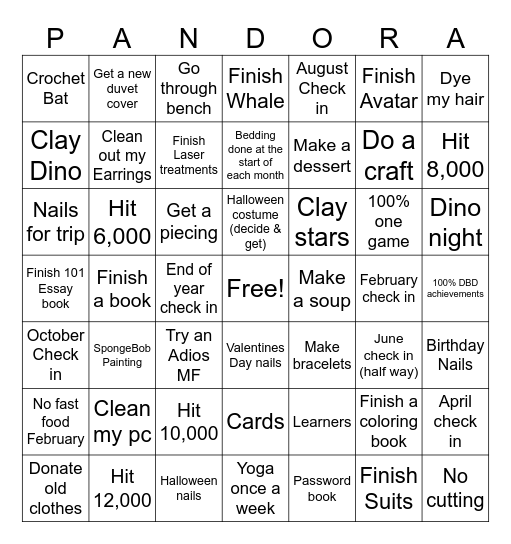 2024 Bingo! Bingo Card