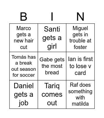 2026 rogue predictions Bingo Card