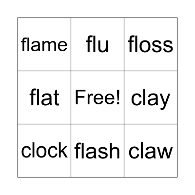 Bingo Blend! Bingo Card