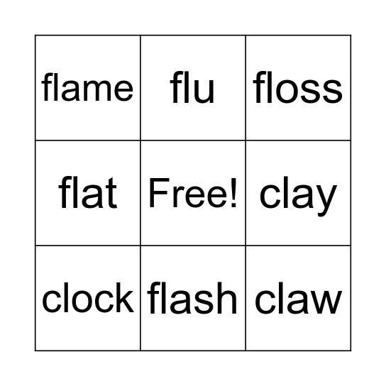 Bingo Blend! Bingo Card