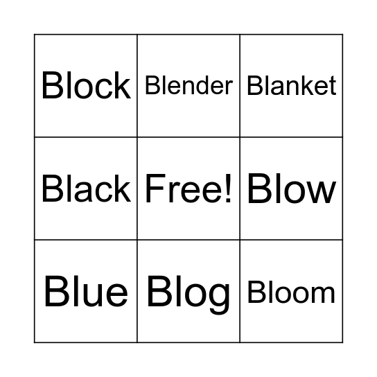 Bingo Blend Bingo Card