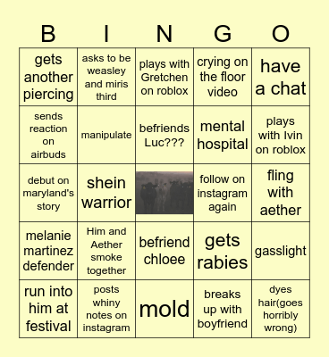 2025 predictions (he who shall not be names) Bingo Card