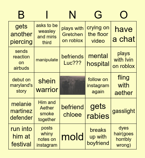 2025 predictions (he who shall not be names) Bingo Card