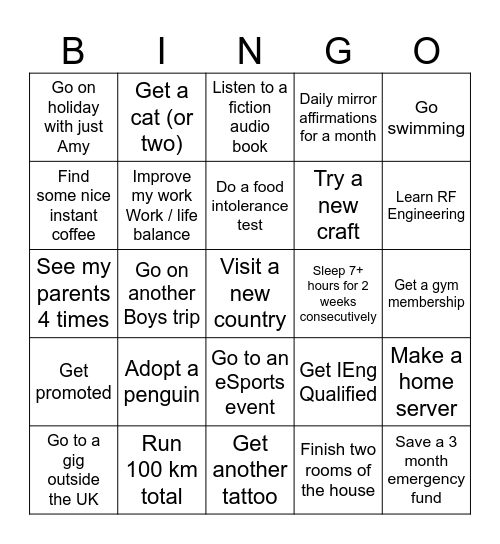 Jack 2025 Bingo Card