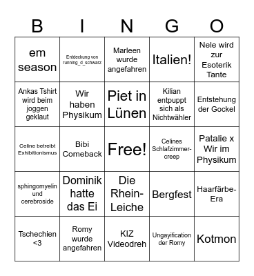 2024 Bingo Card
