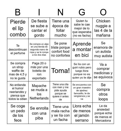 2025 bingo Card