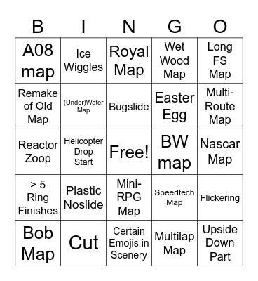 Bingo Card Winter 2025 Bingo Card