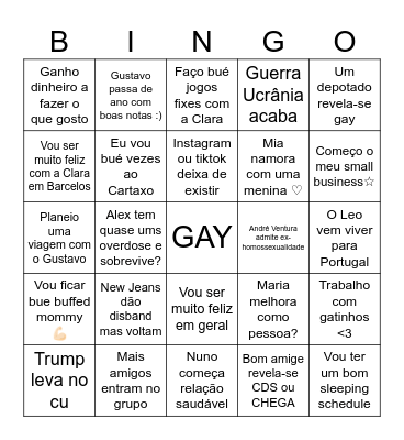 2025 BINGO Card