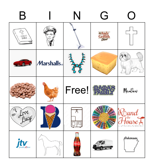 Donna Jean Bingo Card