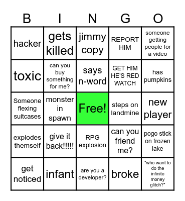 ANIMAL COMPANY BINGO Card