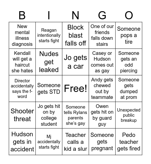 2025 Bingo Card