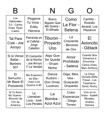 ¡Coveñas 2025! Bingo Card