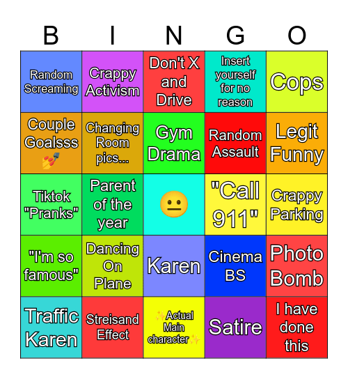 CLICK BINGO Card