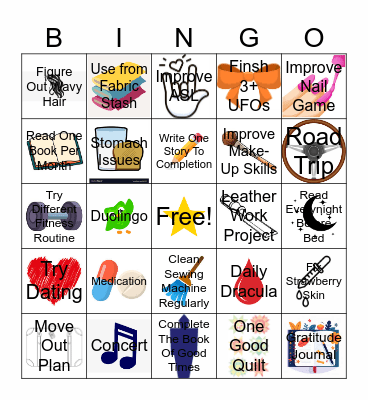 2025 Bingo Card Bingo Card