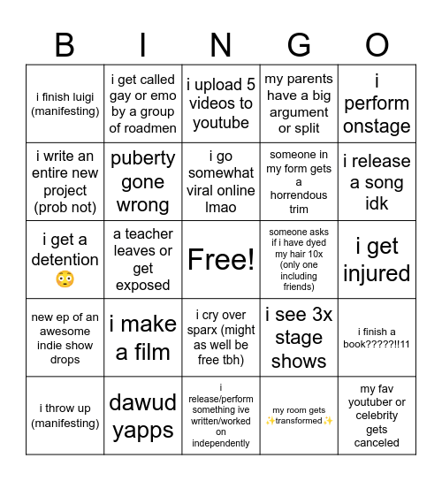 2024 Bingo‼️‼️ Bingo Card