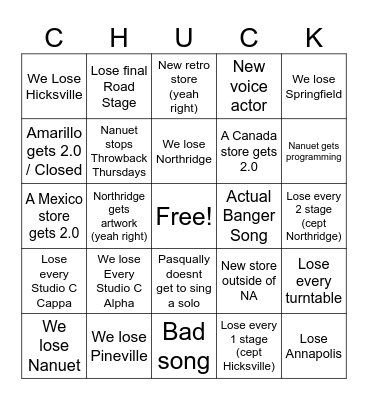 CECingo Bingo Card
