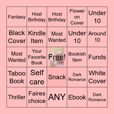 Birthday Month Feral Fairy Bingo Card