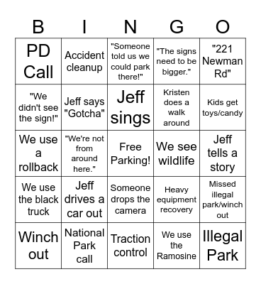 Everything Autos Bingo! Bingo Card