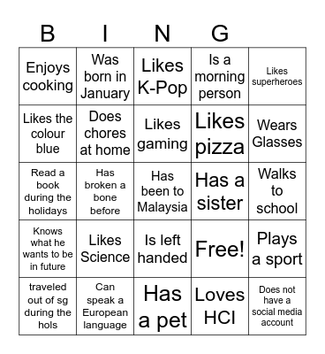 1A2's Bingo Card