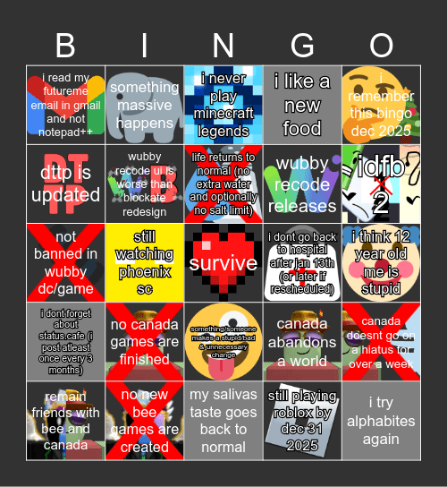 2025 bingo Card