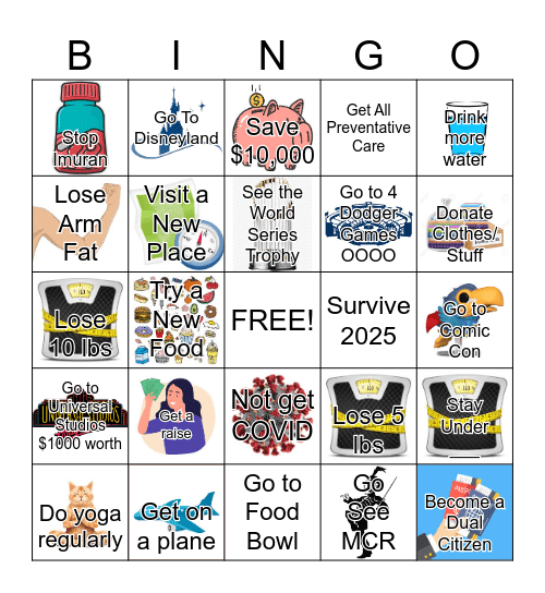 2025 Bingo Card